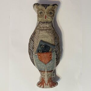 🦉Coral & Tusk Embroidered Pocket Pal - The Owl with Binoculars! ✨